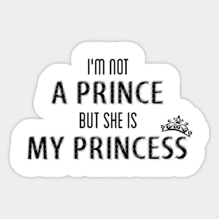 Prince (for couple) Sticker